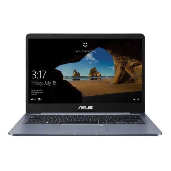 ASUS PC portable Ultrabook E406MA-EK065T - 14' Full HD - Pentium N5000 - RAM 4Go - Stockage 128Go - Windows 10 home S inclus