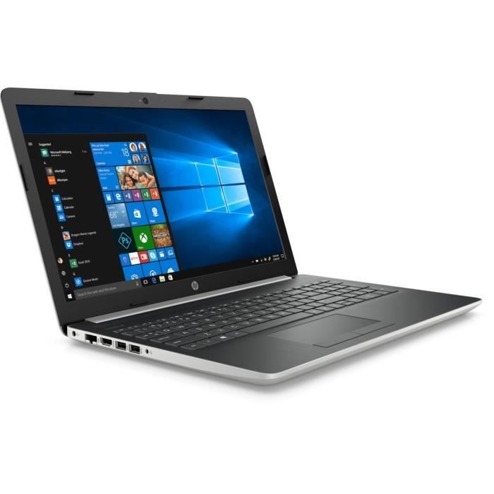 HP PC Portable 15-db1043nf - 15"HD - Ryzen 5 - RAM 8Go - Stockage 256Go SSD + 1To HDD - Windows 10