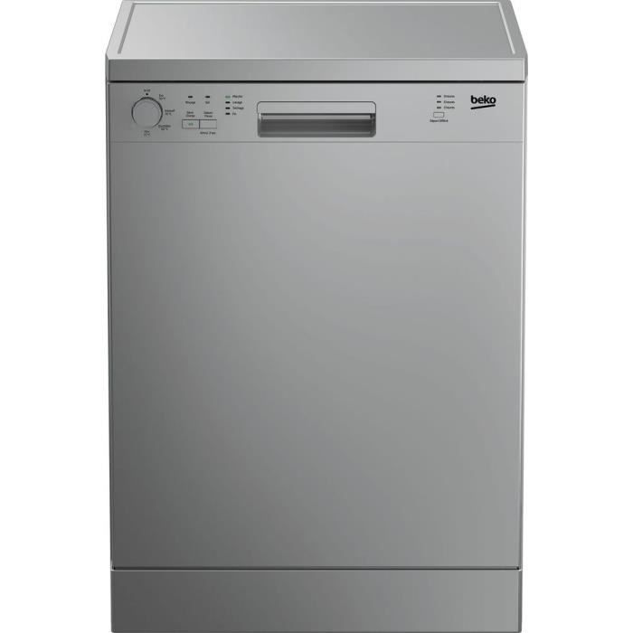 BEKO LVP63S2 - Lave-vaisselle pose libre - L 60 cm - 13 couverts - A+ - 47 dB -11,5 L - Silver