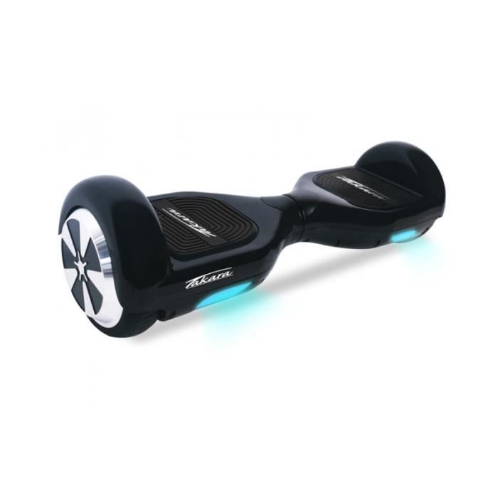 TAKARA Hoverboard 6,5"- HB112B - moteur 350 W, vitesse maximum 10km/h, batterie lithium 4000mA- colori noir